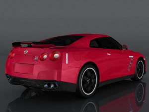 nissan gt-r 3Dモデル
