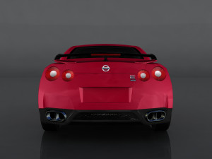 nissan gt-r 3Dモデル