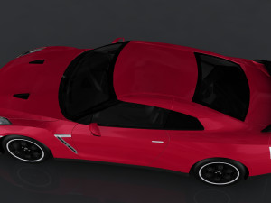 nissan gt-r 3Dモデル
