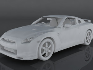 nissan gt-r 3Dモデル