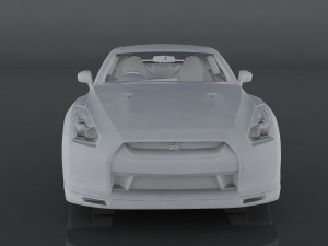 nissan gt-r 3Dモデル