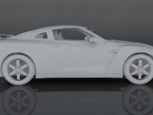 nissan gt-r 3Dモデル