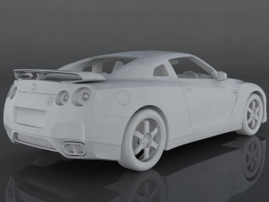 nissan gt-r 3Dモデル