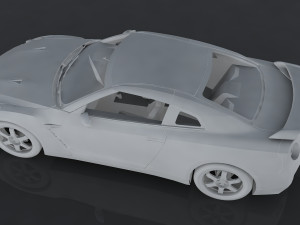 nissan gt-r 3Dモデル