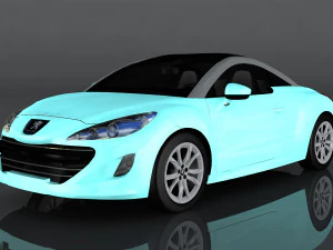 peugeot rcz 3D Модель