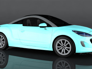 peugeot rcz 3Dモデル