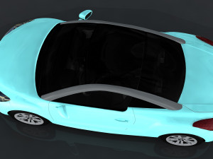 peugeot rcz 3Dモデル