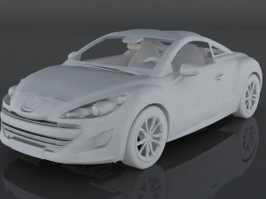peugeot rcz 3Dモデル