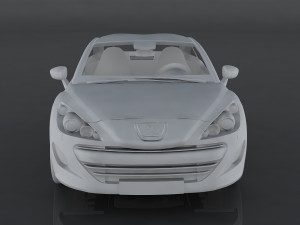peugeot rcz 3Dモデル