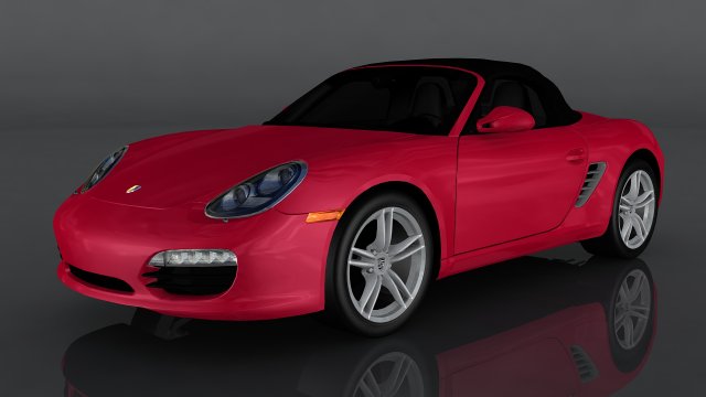 porsche boxster 3D Model .c4d .max .obj .3ds .fbx .stl .blend 