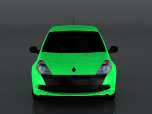 renault clio 3D मॉडल