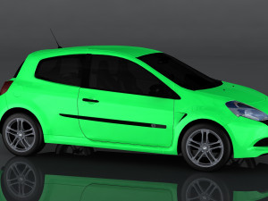 renault clio 3D मॉडल