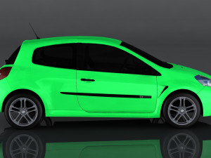 renault clio 3D मॉडल