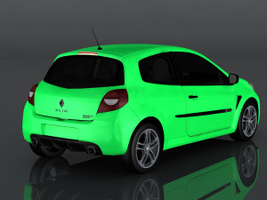 renault clio 3D मॉडल