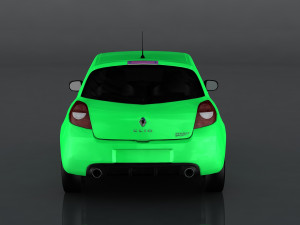 renault clio 3D मॉडल