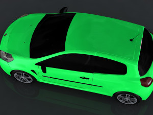 renault clio 3D मॉडल