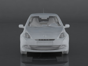 renault clio 3D मॉडल