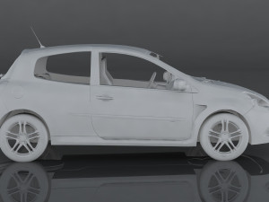 renault clio 3D मॉडल