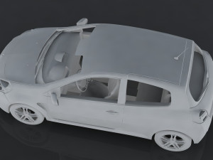 renault clio 3D मॉडल