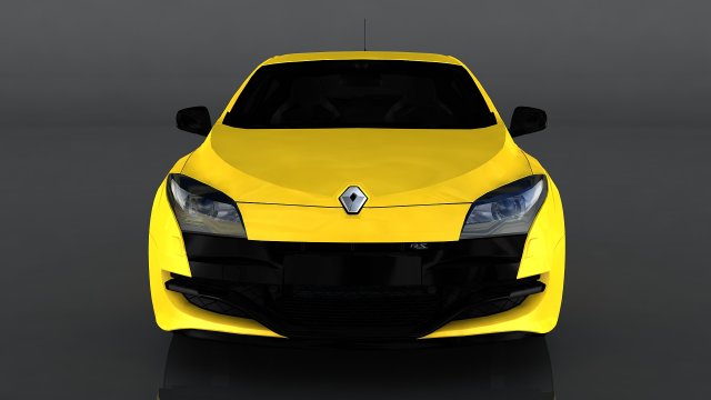 3D model Renault Megane 4 Sedan VR / AR / low-poly