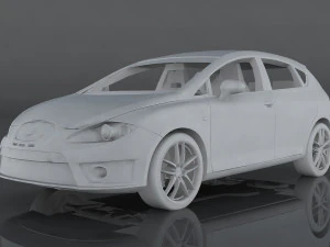 seat leon cupra 3D Model