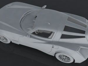 spada vetture sport Modello 3D