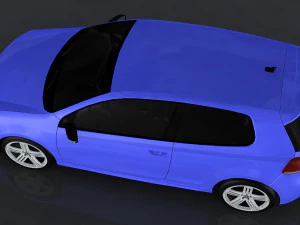volkswagen golf r mkvi 3D Model