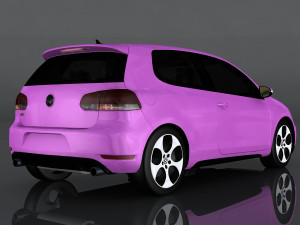 golf gti 3D Model