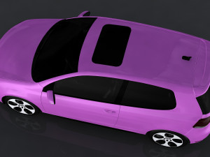 golf gti 3D Model