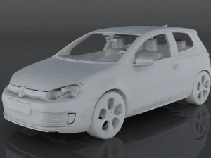 golf gti 3D Model
