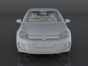 golf gti 3D Model