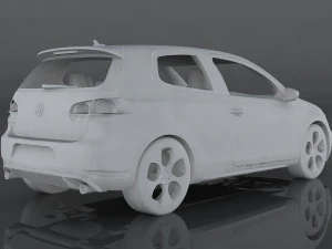 golf gti 3D Model