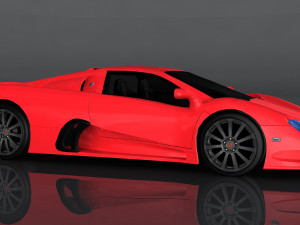 ssc ultimate aero 3D Model