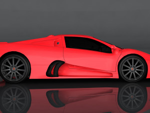 ssc ultimate aero 3D Model
