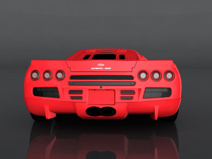 ssc ultimate aero 3D Model