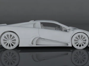 ssc ultimate aero 3D Model