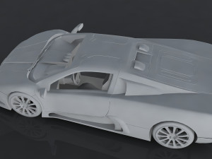 ssc ultimate aero 3D Model
