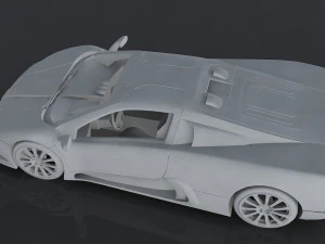 ssc ultimate aero 3D Model