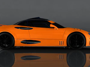 spyker c8 lm85 3D Модель