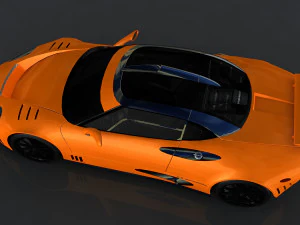 spyker c8 lm85 3D Модель