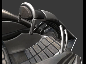 futuristic aircraft 3D Model