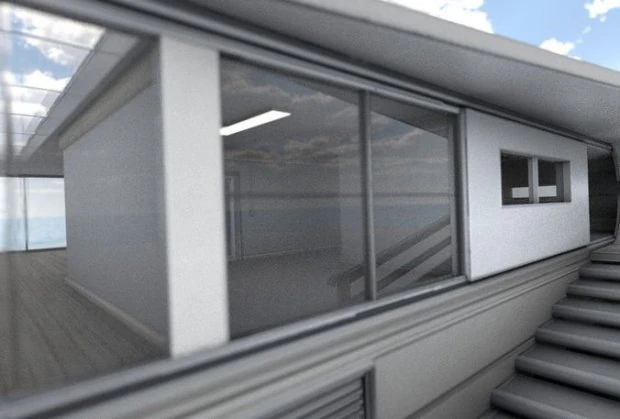 futuristic apartment buildung 3D Model .c4d .max .obj .3ds .fbx .stl .blend 