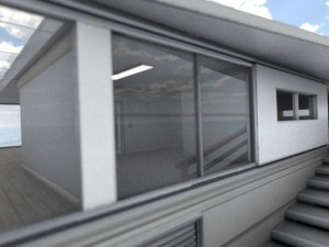 futuristic apartment buildung Modelo 3D