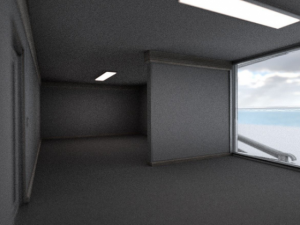 futuristic apartment buildung 3Dモデル