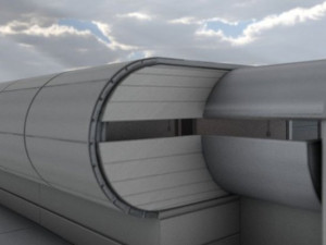 futuristic apartment buildung 3Dモデル