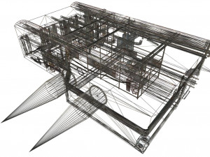 scene - resident-evil-scenery - interior 3D Модель