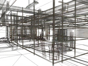 scene - resident-evil-scenery - interior 3D Model