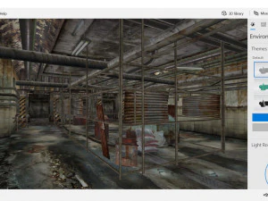 scene - resident-evil-scenery - interior 3D Model