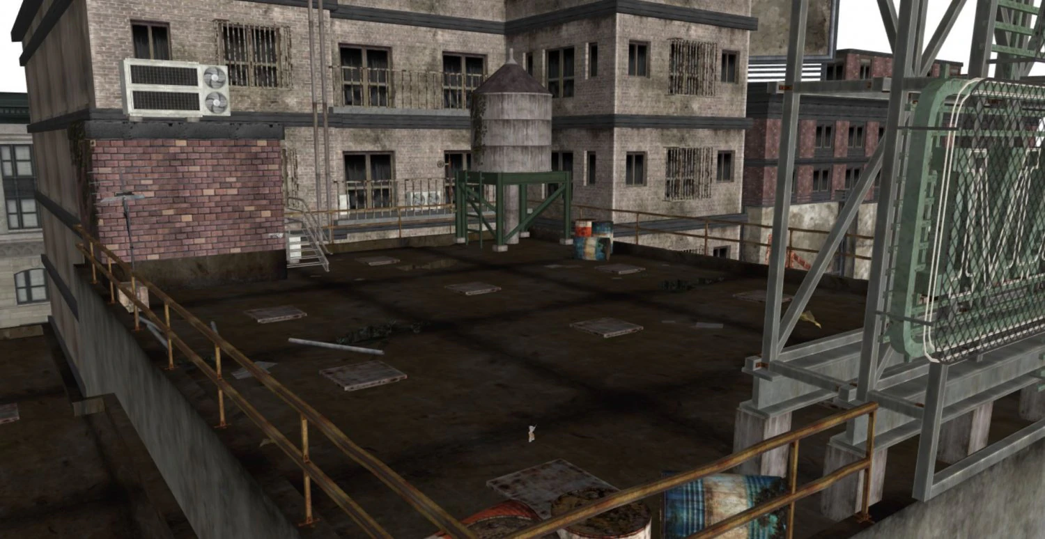 scene - rooftop - exterior 3D Model .c4d .max .obj .3ds .fbx .stl .blend