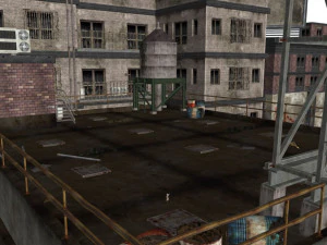 cena - telhado - exterior Modelo 3D